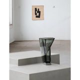 Serax transparent Dunk glass vase 33.5cm, imported from the UK