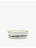 Serax stoneware striped salad bowl 9.5cm, imported from the UK