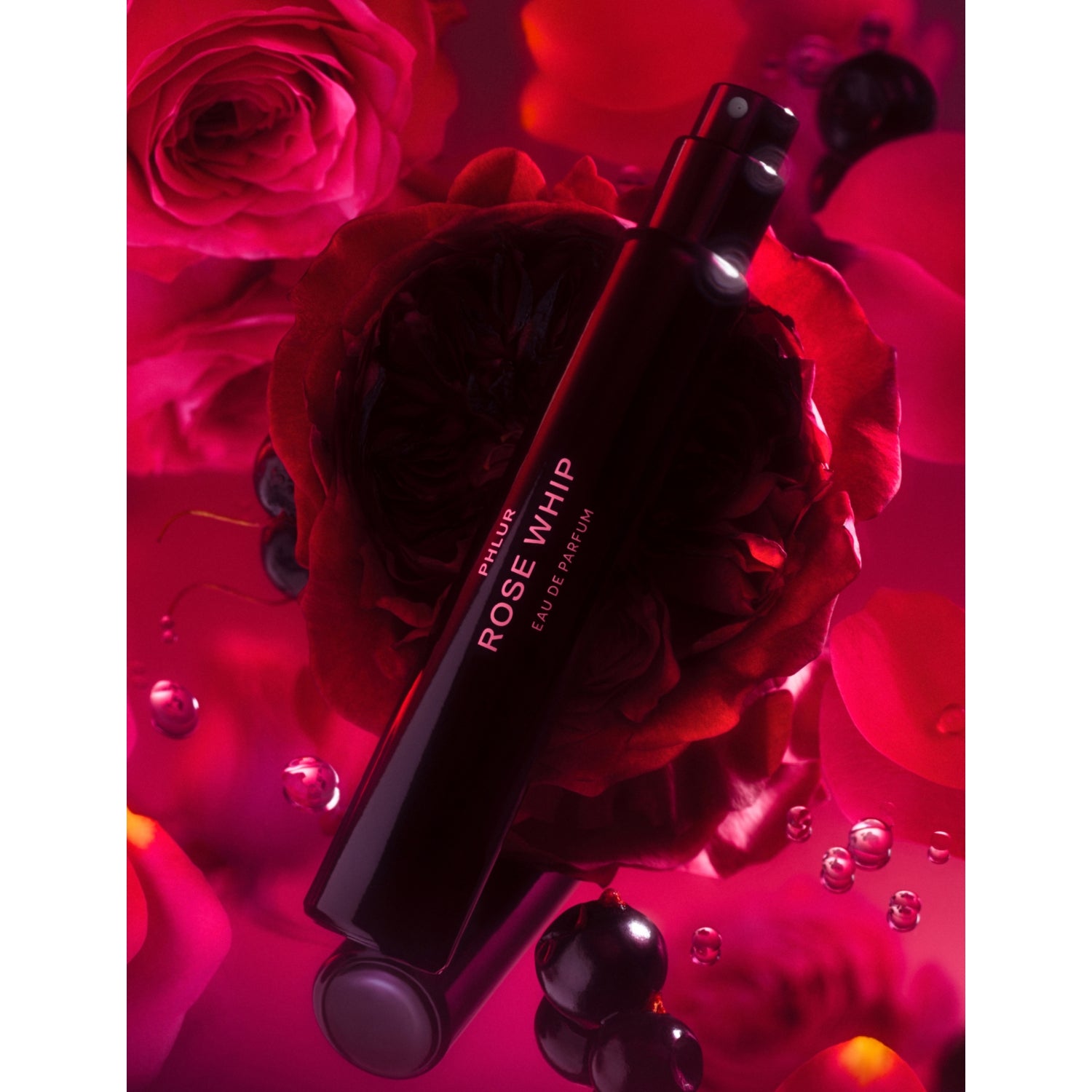 PHLUR Eau de Parfum Rose Whip 10ml, imported from the UK
