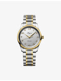 Longines automatic watch stainless steel 18ct yellow gold 34mm (British brand)