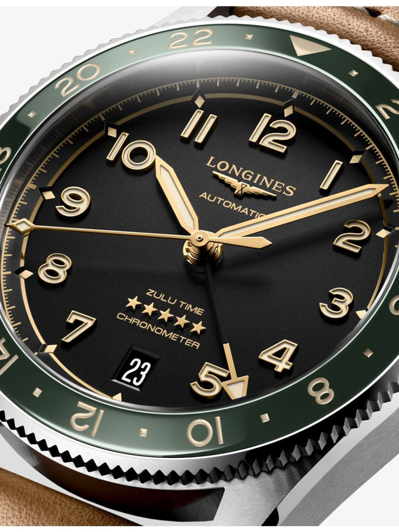 Longines Spirit Zulu Time automatic watch 39mm, imported from the UK