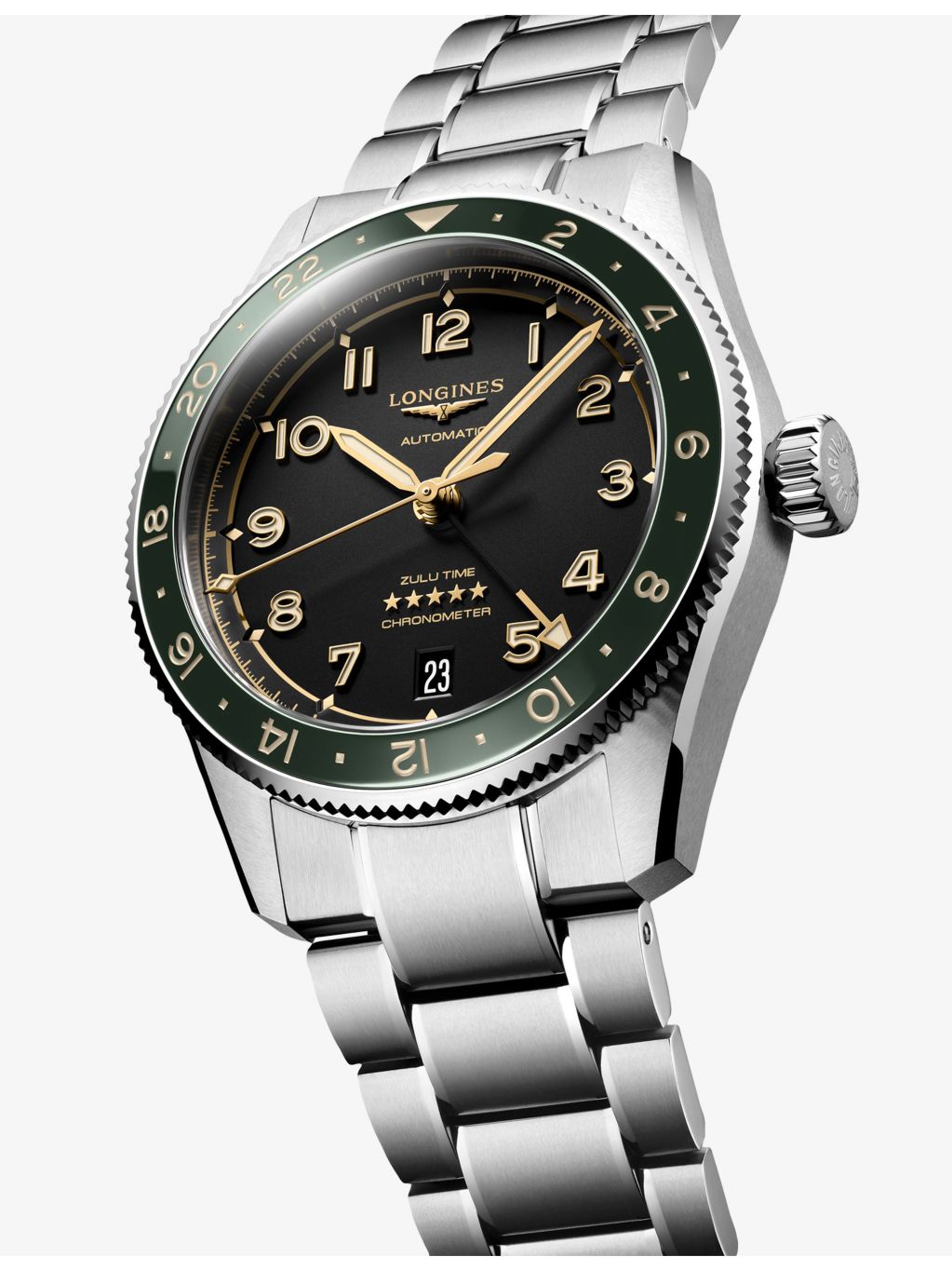 Longines Spirit Zulu Time automatic watch 39mm - British product