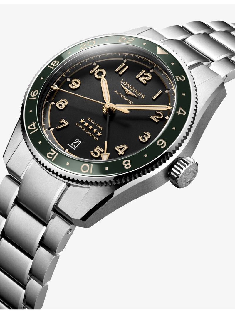 Longines Spirit Zulu Time automatic watch 39mm - British product