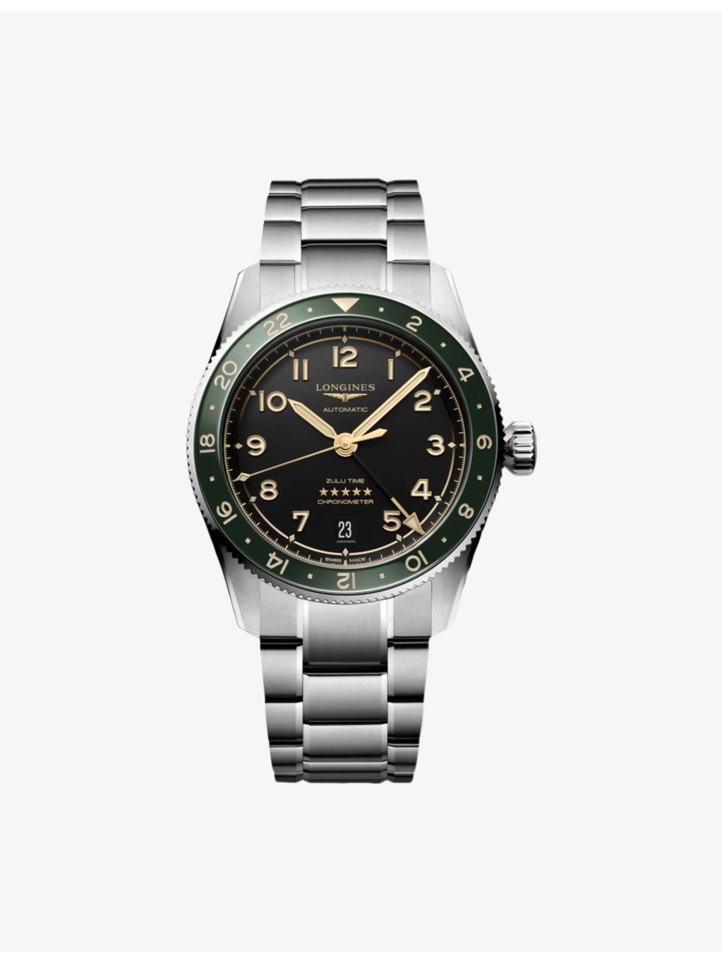 Longines Spirit Zulu Time automatic watch 39mm - British product