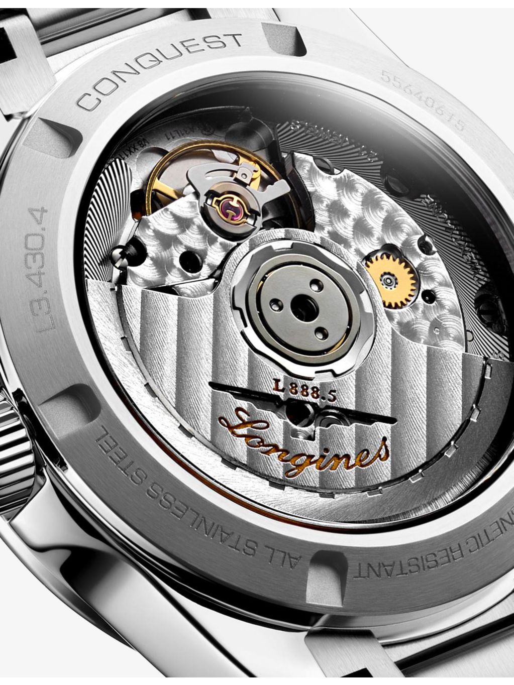 Longines Conquest automatic watch stainless steel 34mm (British brand)