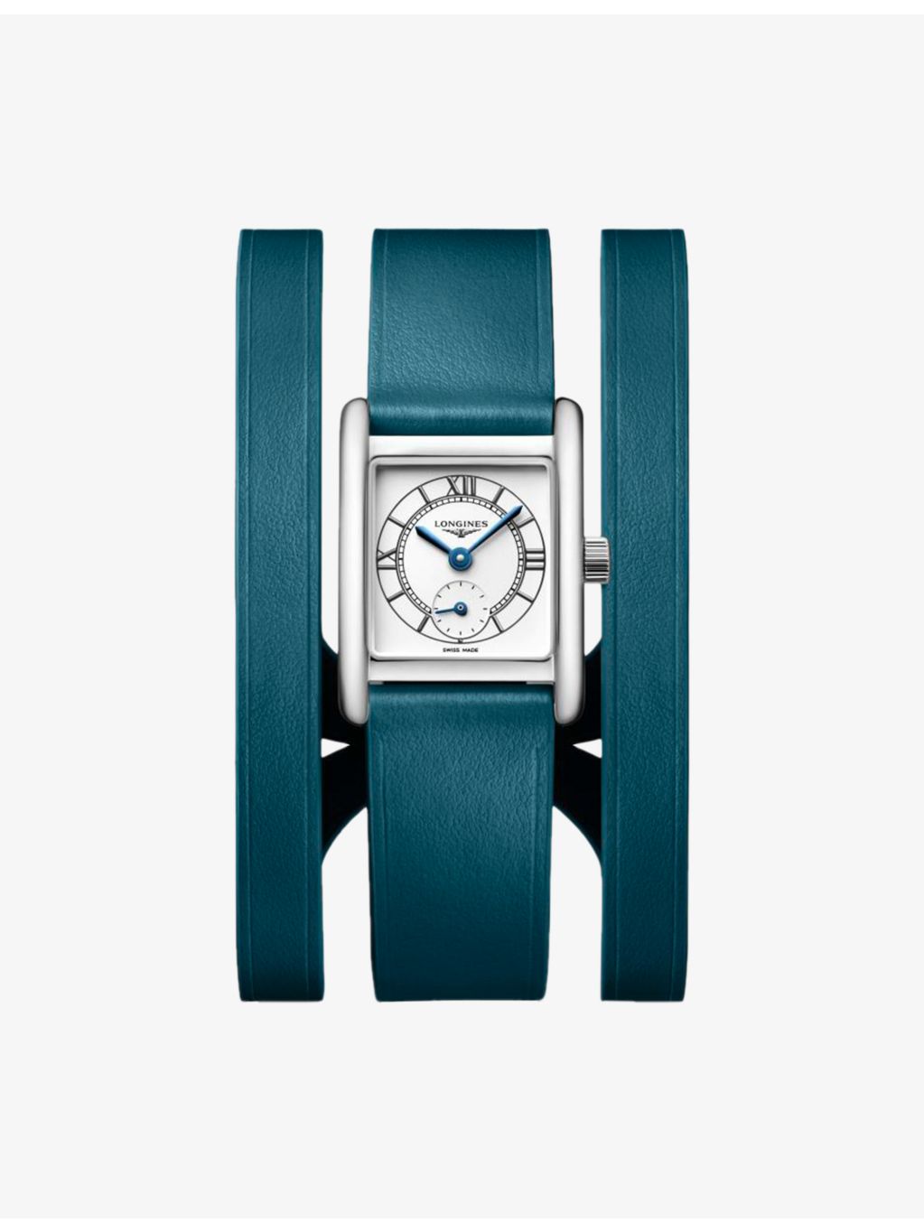 Longines Mini DolceVita quartz watch 21.5mm stainless steel and leather, UK version