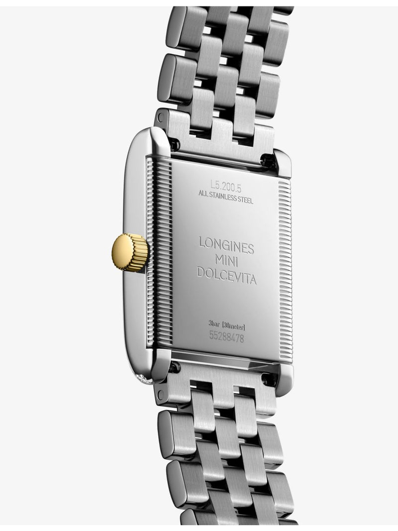 Longines Mini DolceVita quartz watch 0.456ct diamonds - British product
