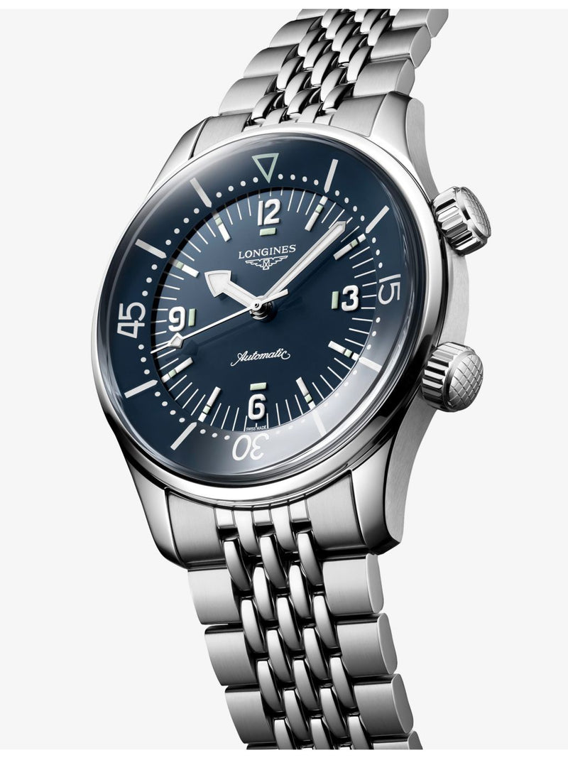 Longines Legend Diver automatic watch 39mm stainless steel, UK version