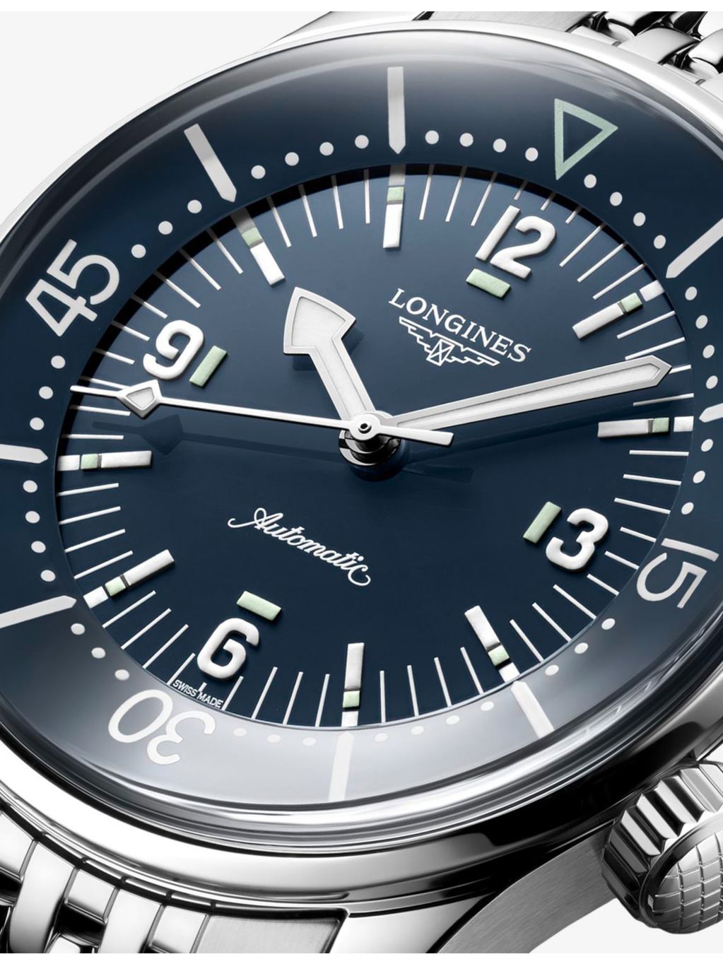 Longines Legend Diver automatic watch 39mm stainless steel, UK version