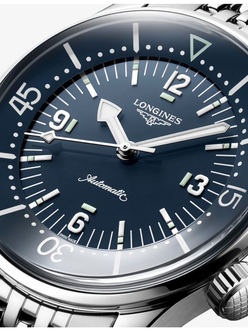 Longines Legend Diver automatic watch 39mm stainless steel, UK version
