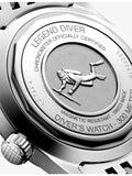 Longines Legend Diver automatic watch 39mm black dial, UK version