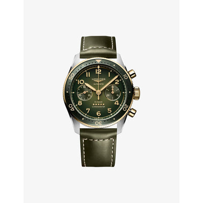 selfridges Longines Spirit Flyback Chronograph Ceramic Bezel Stainless Steel Automatic Watch- Buy online at McGrocer