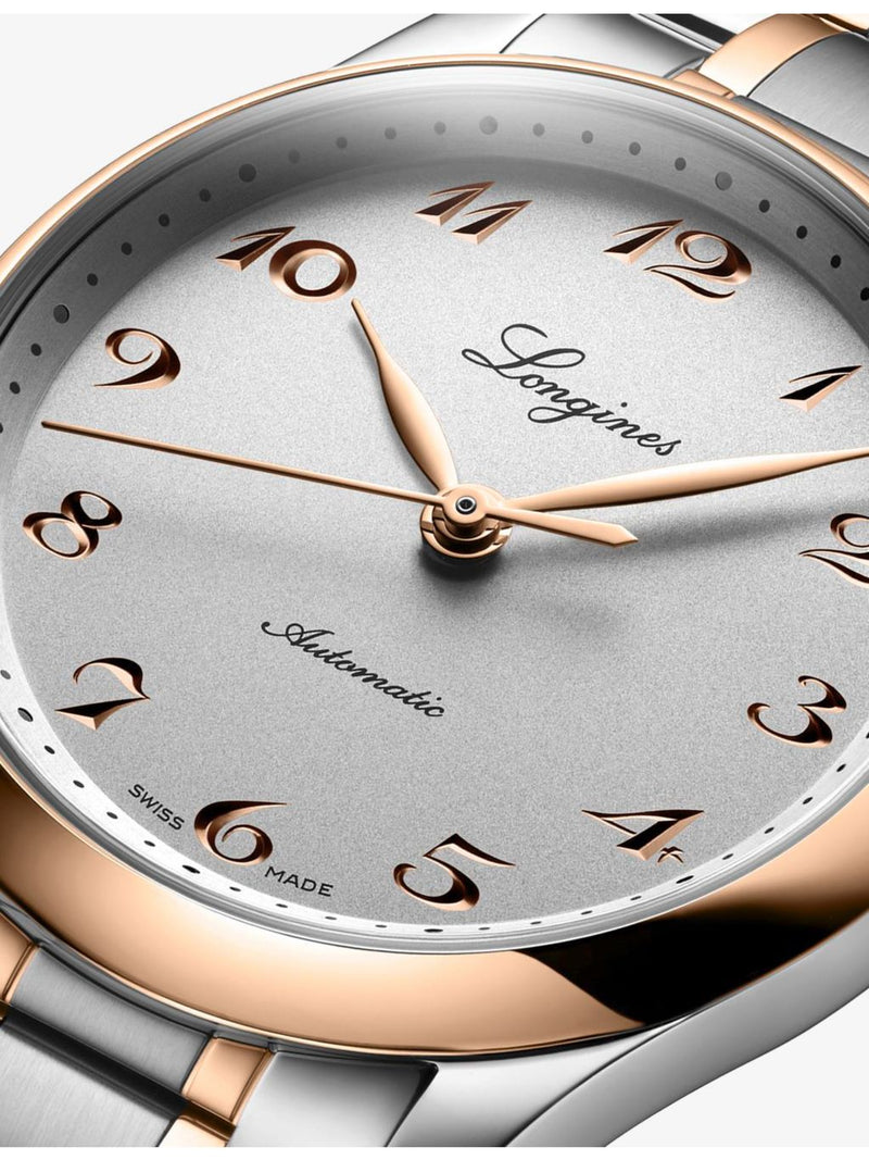 Longines automatic watch rose gold 34mm, imported from the UK
