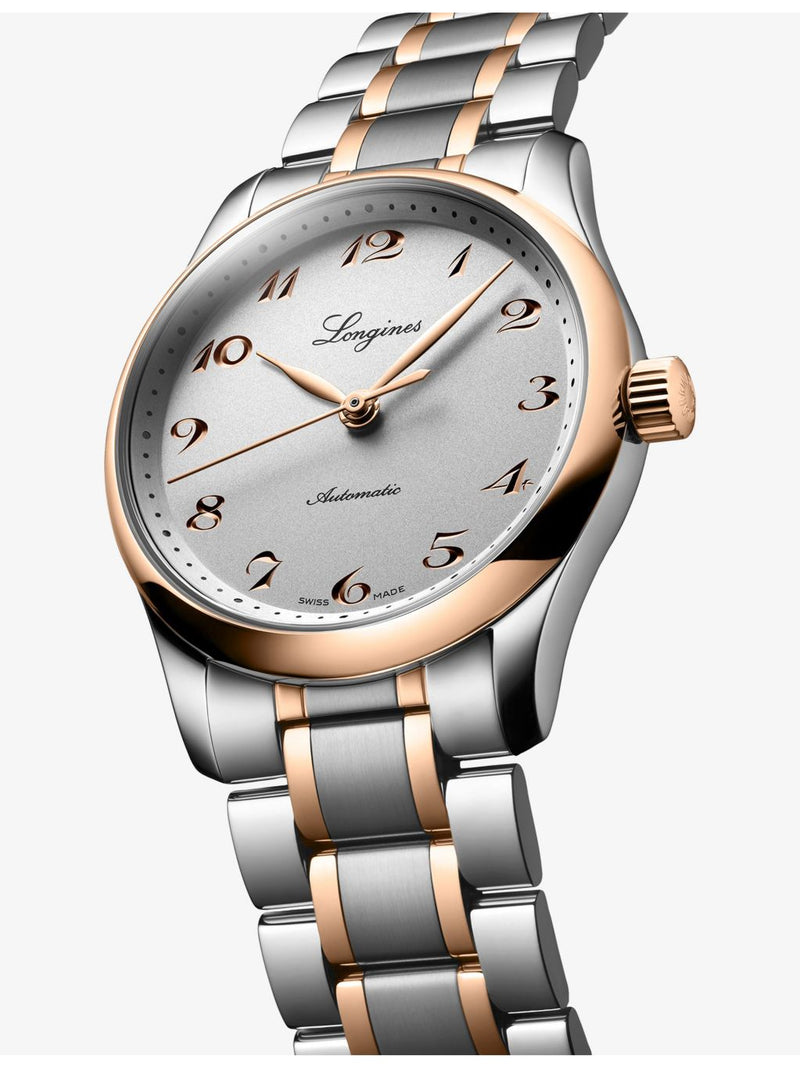 Longines automatic watch rose gold 34mm, imported from the UK