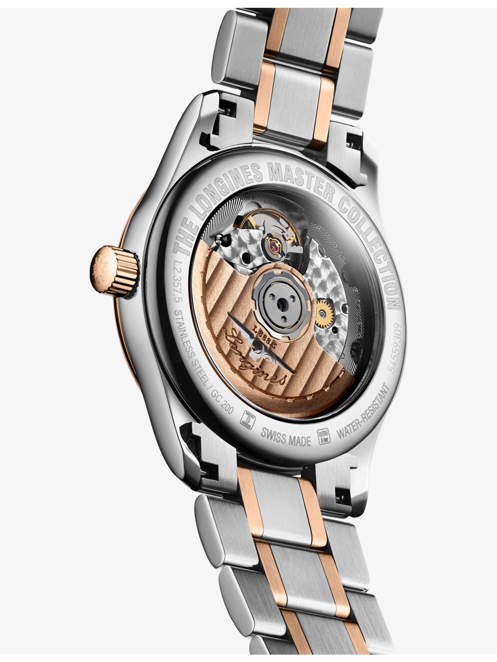 Longines automatic watch rose gold 34mm, imported from the UK