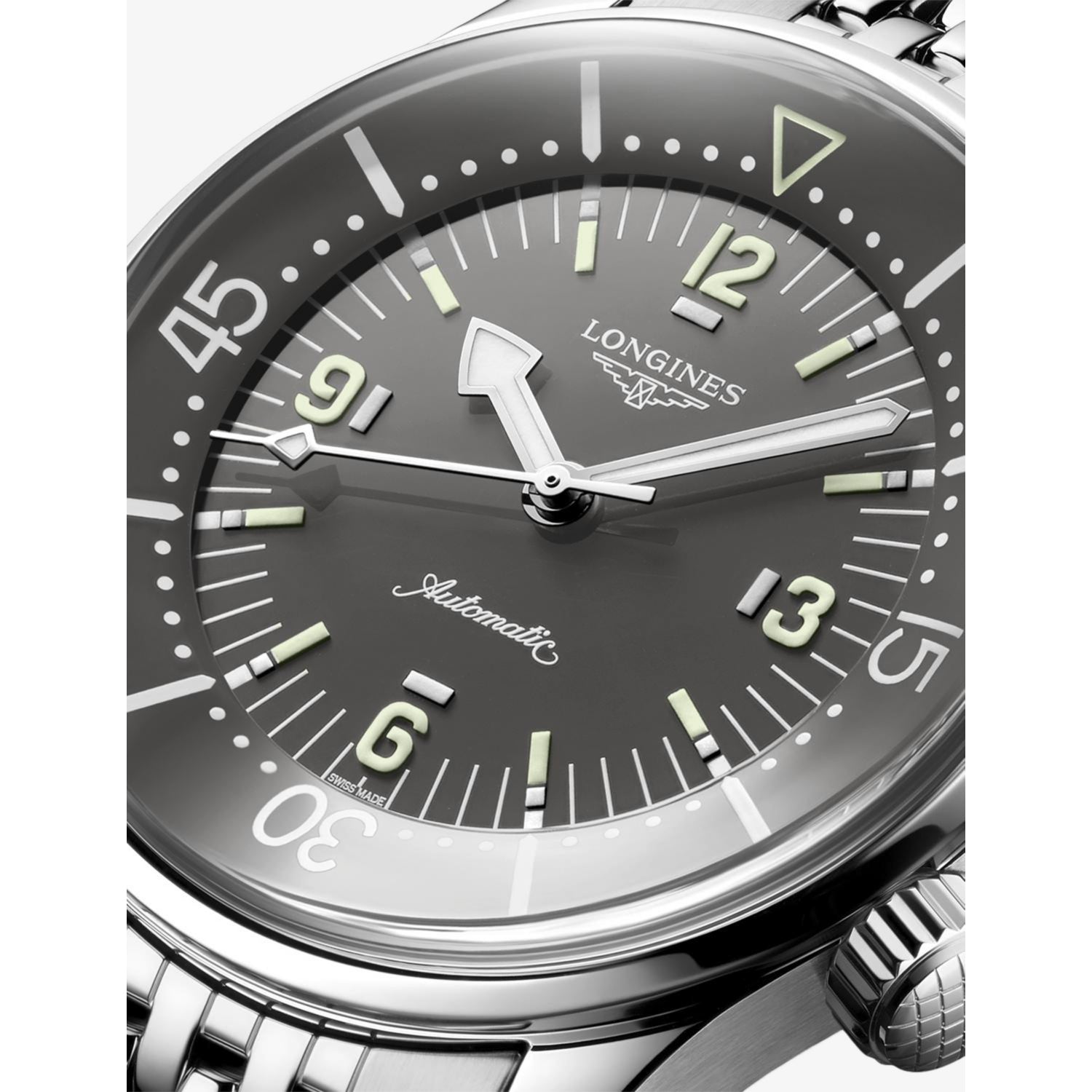 Longines Legend Diver automatic steel watch 39mm, imported from the UK