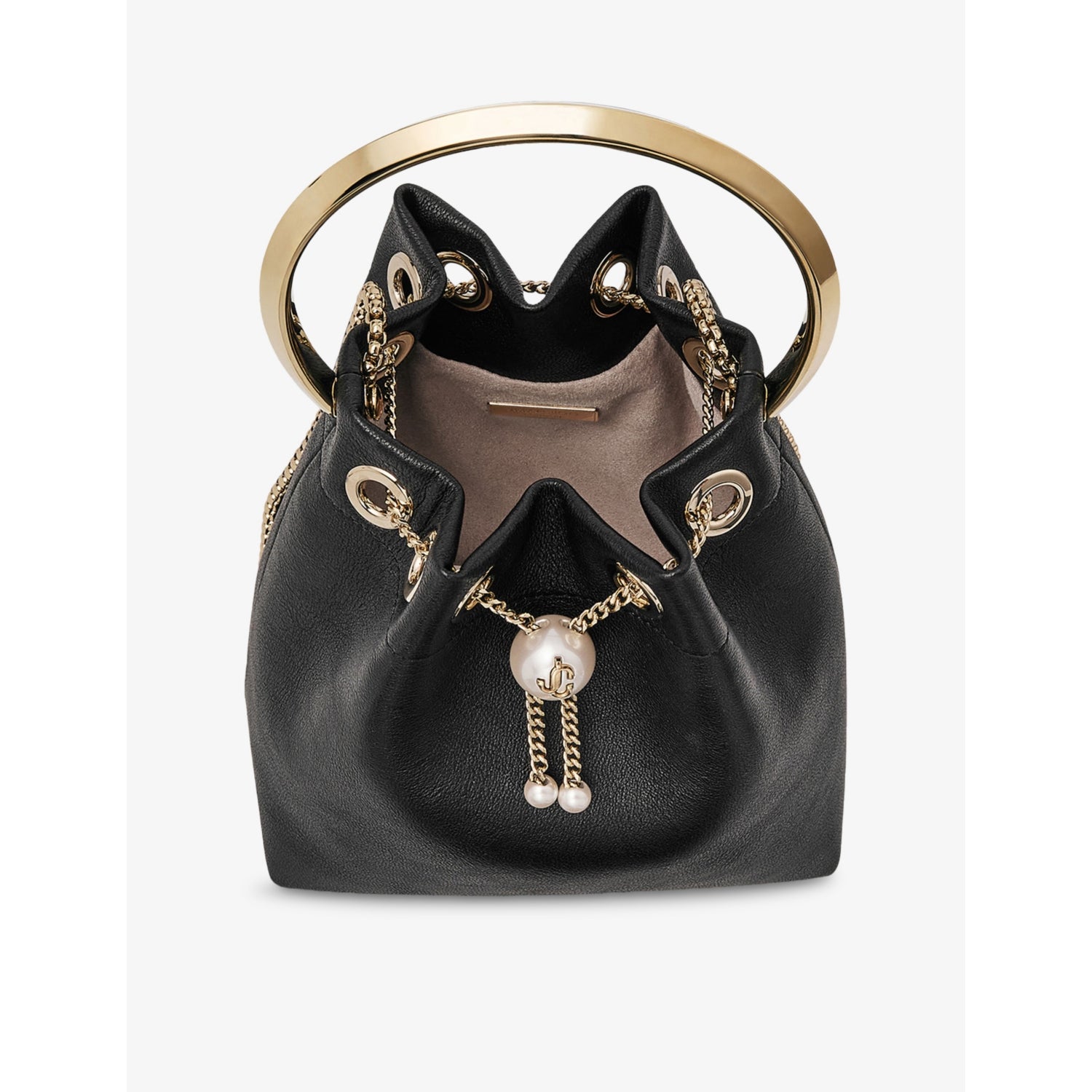 Jimmy Choo Bon Bon top-handle bag in lamb leather (British brand)