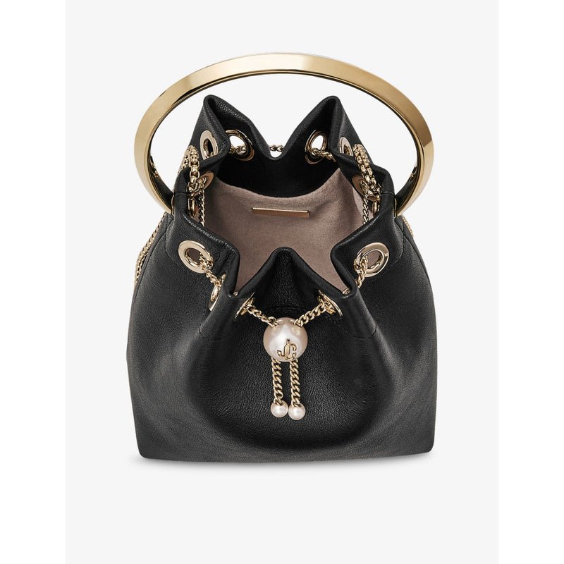 Jimmy Choo Bon Bon top-handle bag in lamb leather (British brand)