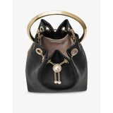 Jimmy Choo Bon Bon top-handle bag in lamb leather (British brand)