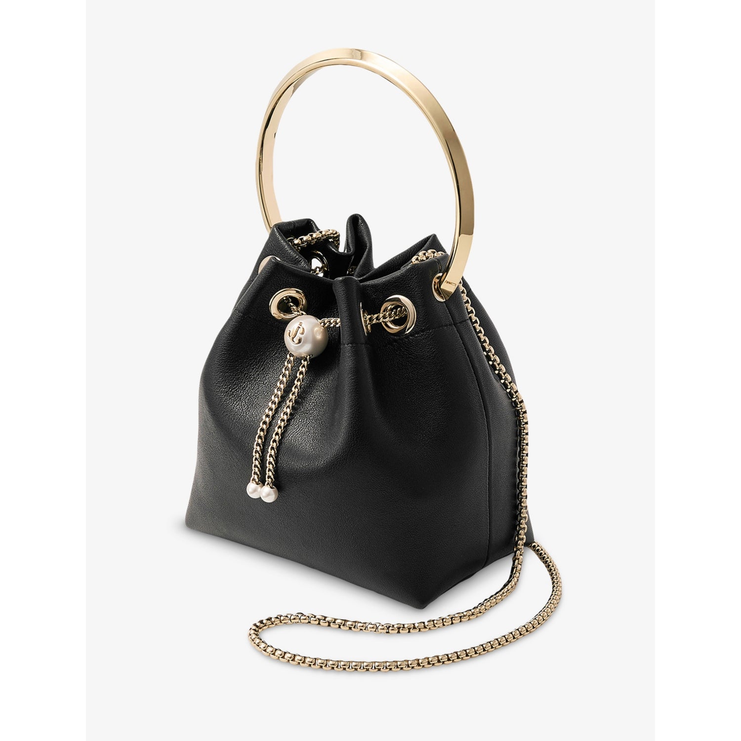 Jimmy Choo Bon Bon top-handle bag in lamb leather (British brand)