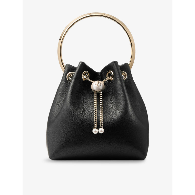 Jimmy Choo Bon Bon top-handle bag in lamb leather (British brand)
