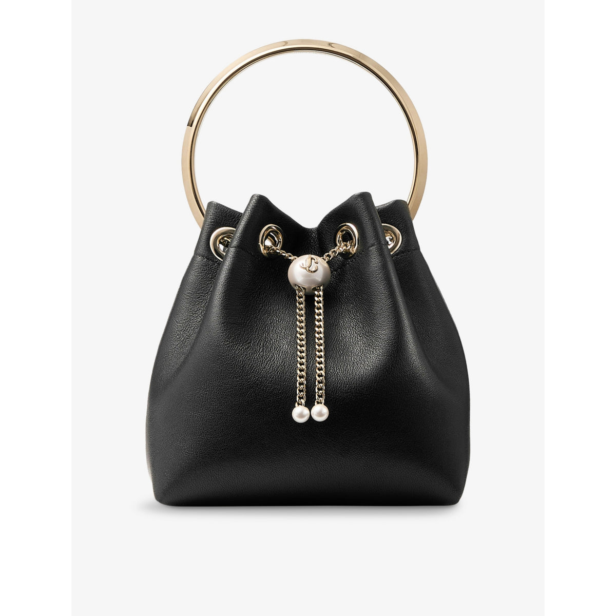 Jimmy Choo Bon Bon top-handle bag in lamb leather (British brand)