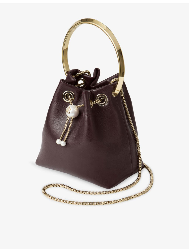 Jimmy Choo Bon Bon leather top-handle bag (British brand)
