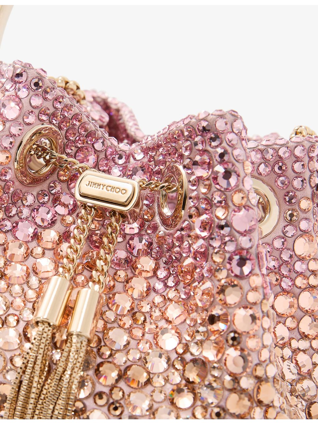 Jimmy Choo Bon Bon satin top-handle bag, UK version