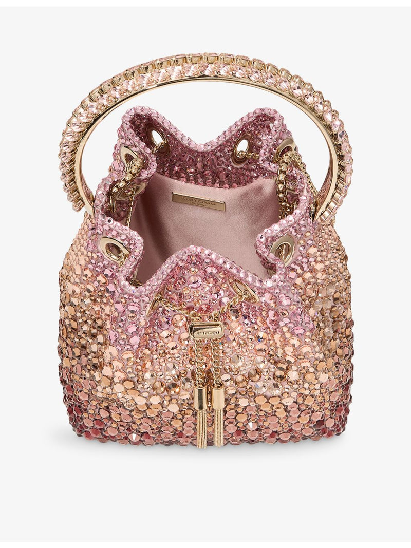 Jimmy Choo Bon Bon satin top-handle bag, UK version