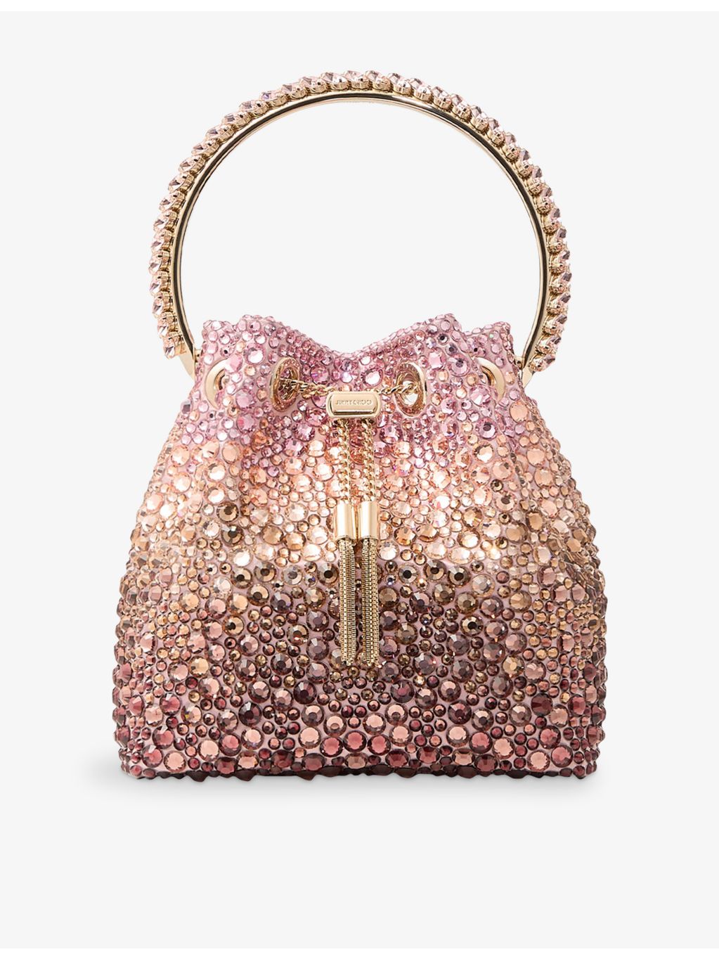 Jimmy Choo Bon Bon satin top-handle bag, UK version