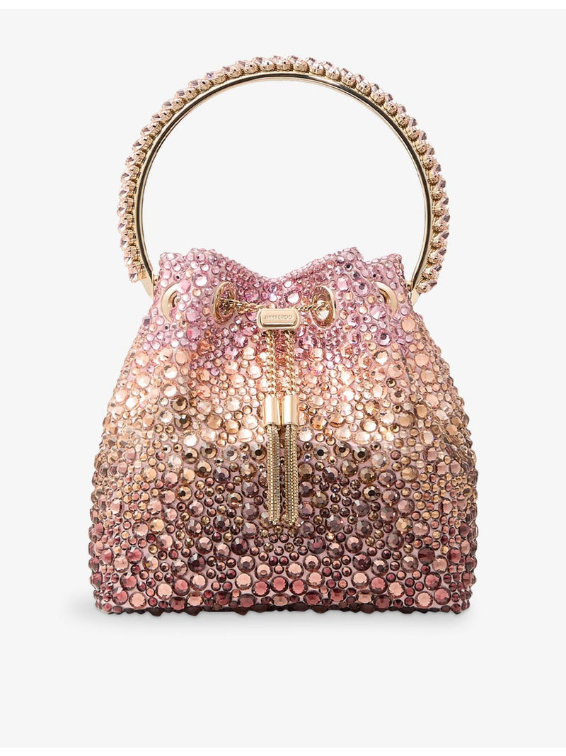 Jimmy Choo Bon Bon satin top-handle bag, UK version