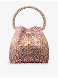 Jimmy Choo Bon Bon satin top-handle bag, UK version