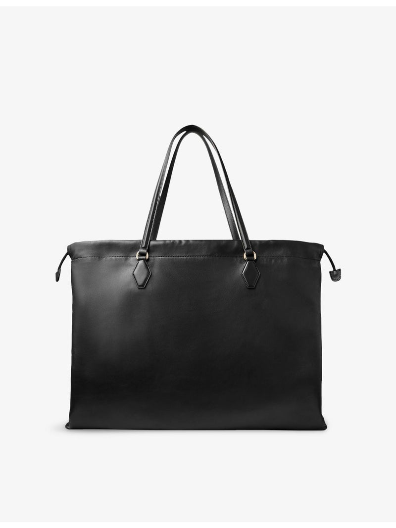 Jimmy Choo nappa leather drawstring tote bag, imported from the UK
