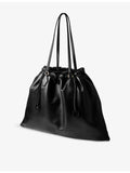 Jimmy Choo nappa leather drawstring tote bag, imported from the UK