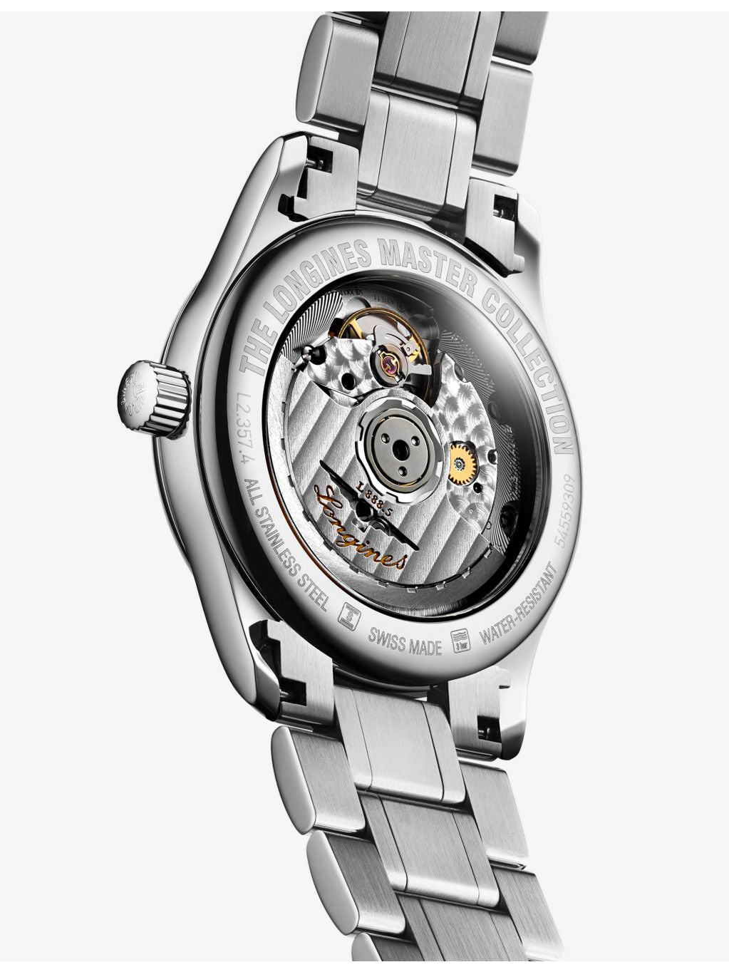 Longines Master Collection diamond automatic watch 34mm, imported from the UK