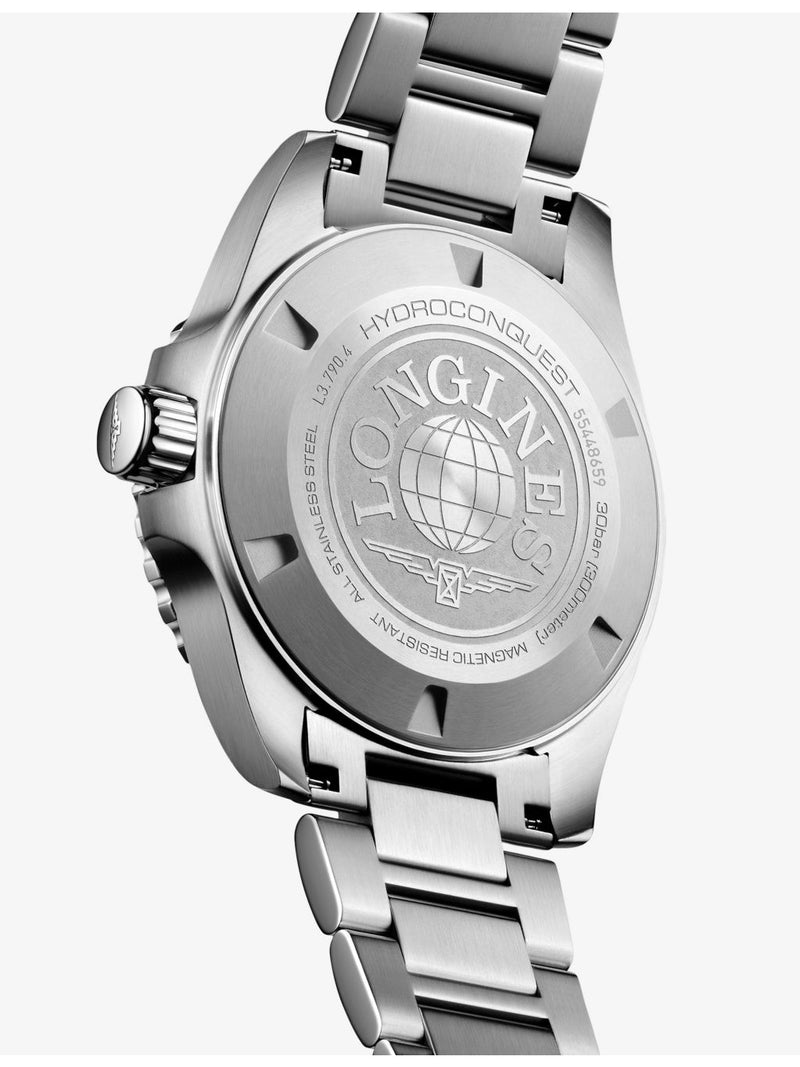 Longines HydroConquest GMT automatic watch 41mm (British brand)