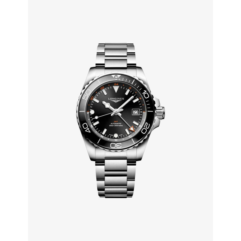 Longines HydroConquest GMT automatic watch 41mm (British brand)