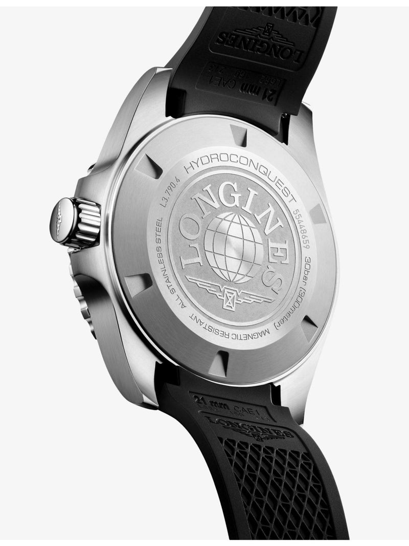 Longines HydroConquest GMT automatic watch 41mm, UK version