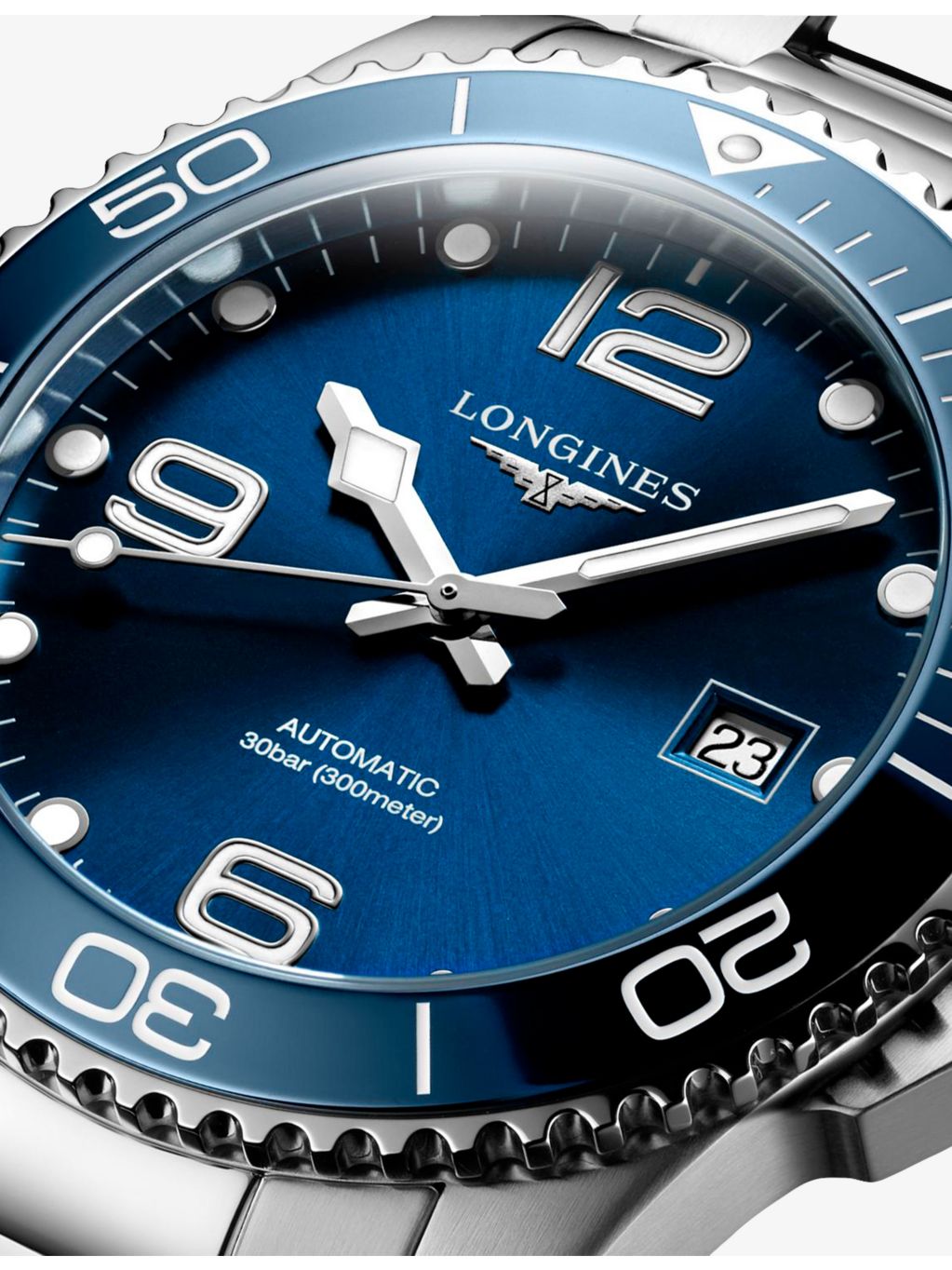 Longines HydroConquest automatic watch 41mm - British product