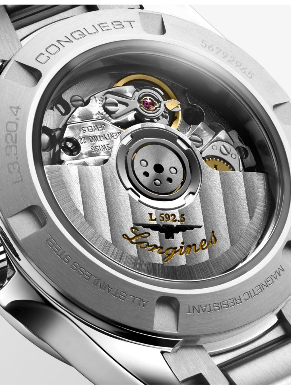 Longines Conquest 30mm automatic watch, UK version