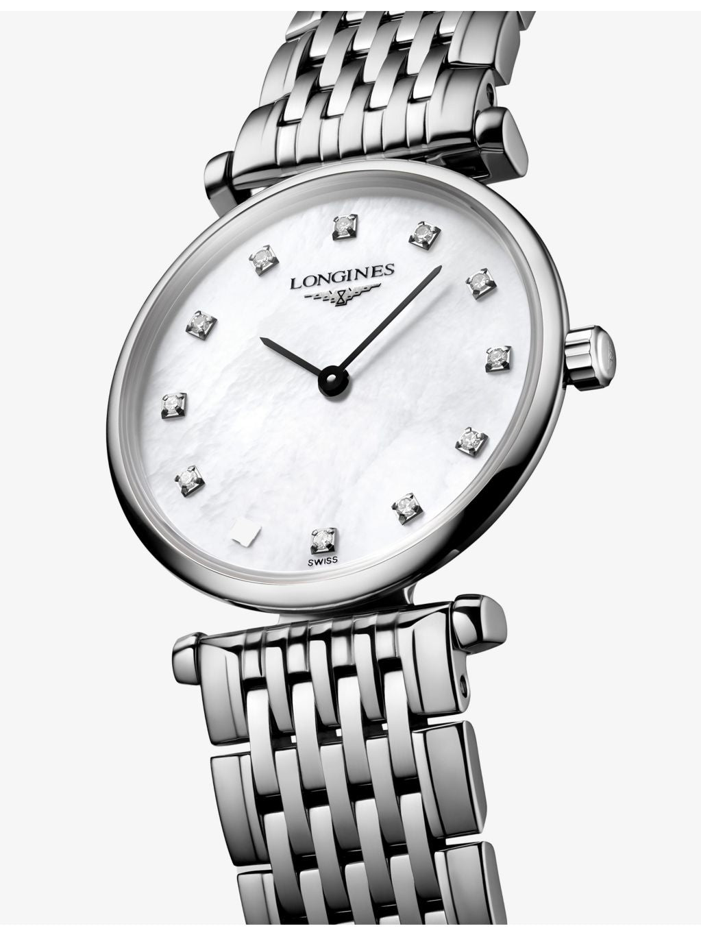 Longines La Grande Classique diamond quartz watch 24mm - British product
