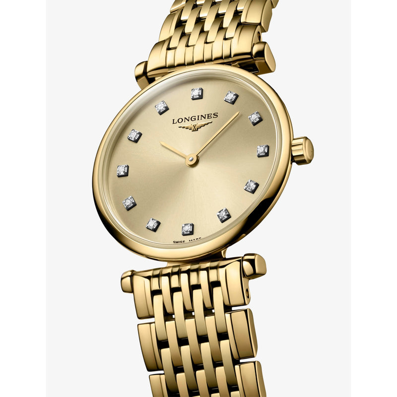 Longines yellow PVD diamond watch 24mm - British product