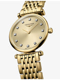 Longines yellow PVD diamond watch 24mm - British product