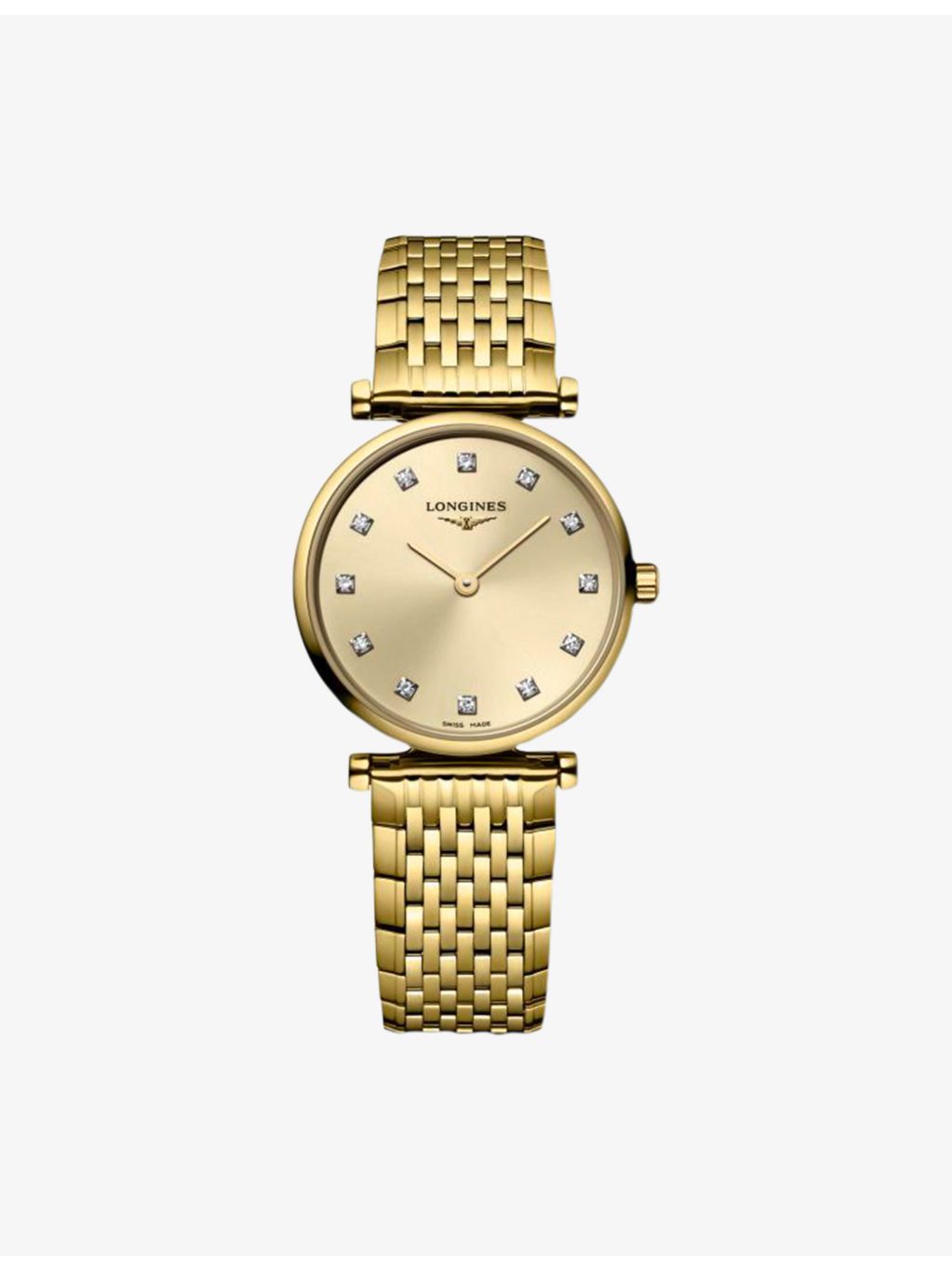 Longines yellow PVD diamond watch 24mm - British product