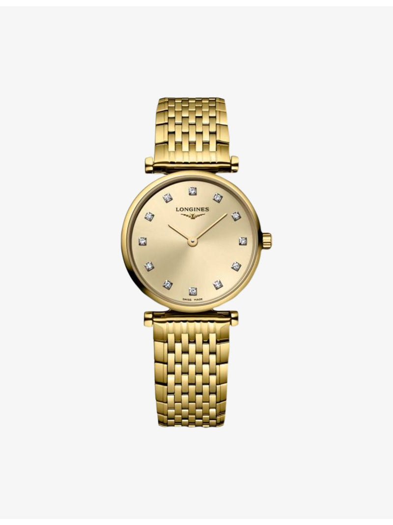 Longines yellow PVD diamond watch 24mm - British product