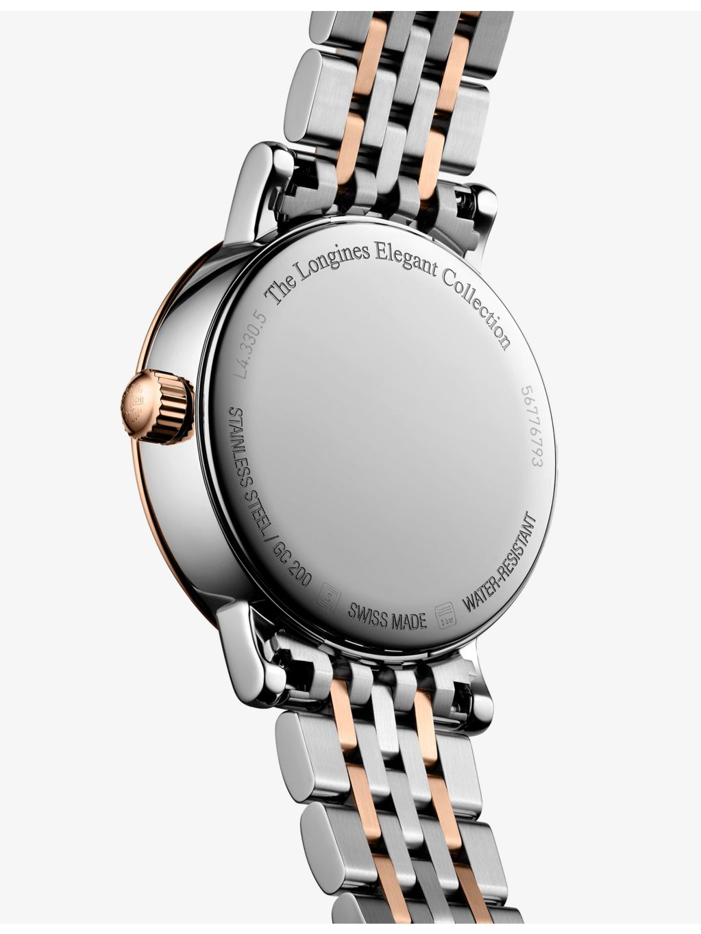 Longines Elegant moonphase watch rose gold diamond 30mm (British brand)
