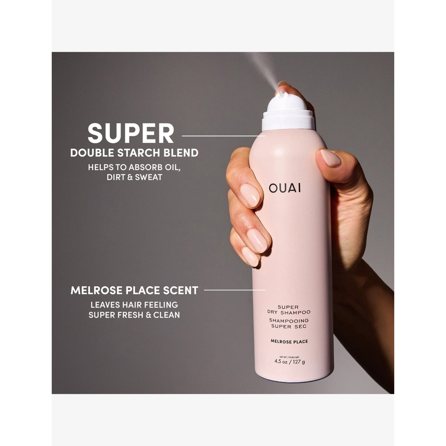OUAI Super-Dry Shampoo 56g (British brand)
