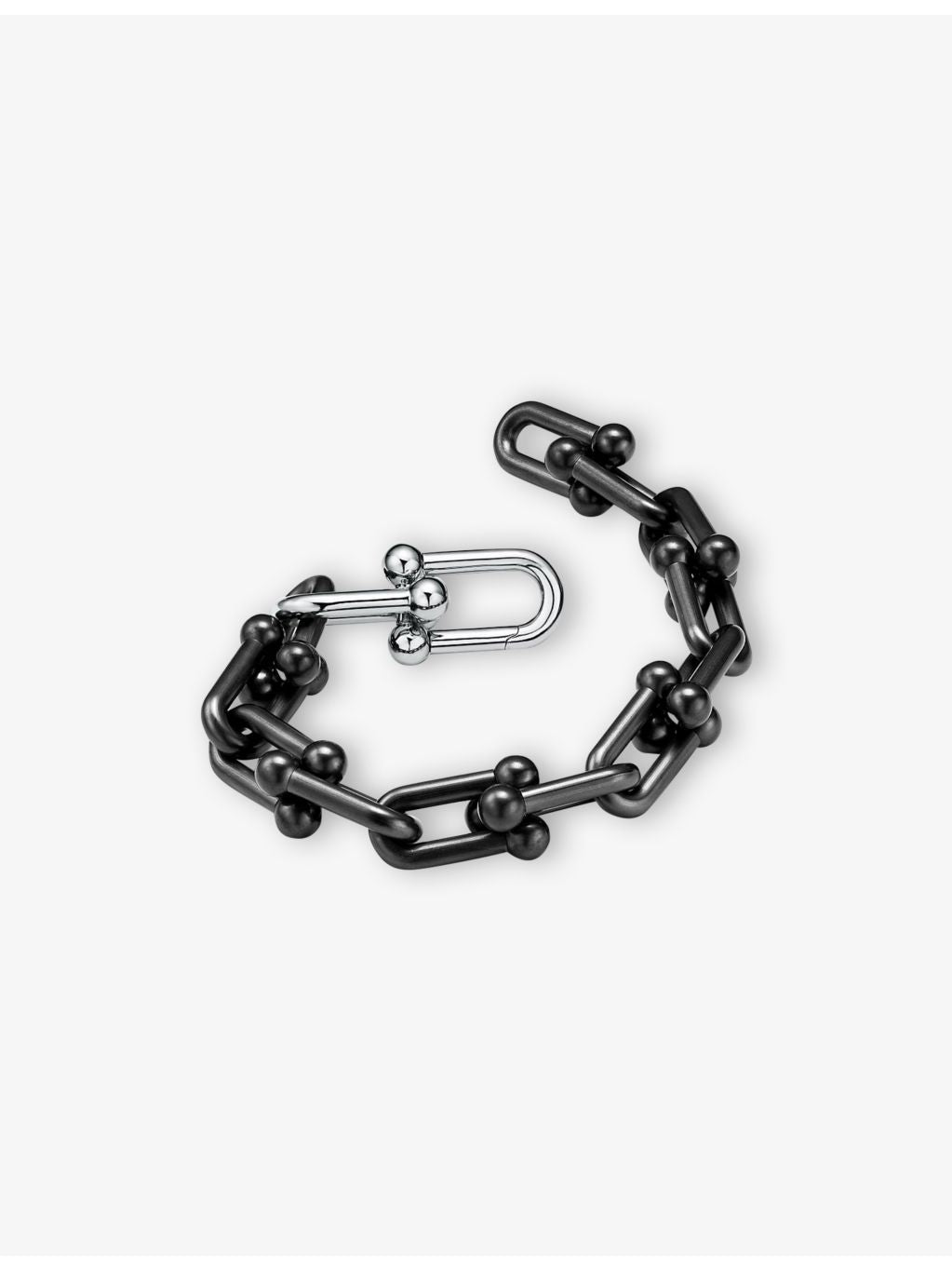 Tiffany & Co. HardWear bracelet 18ct white gold and titanium (British brand)