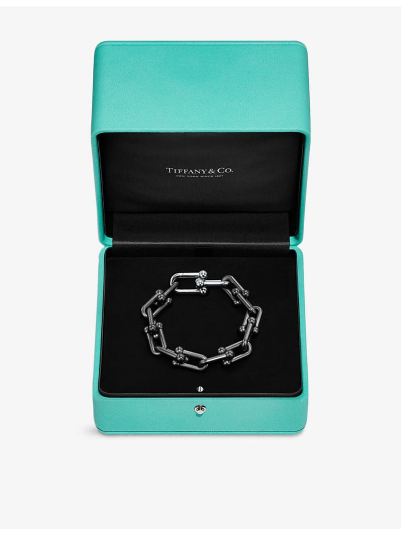 Tiffany & Co. HardWear bracelet 18ct white gold and titanium (British brand)