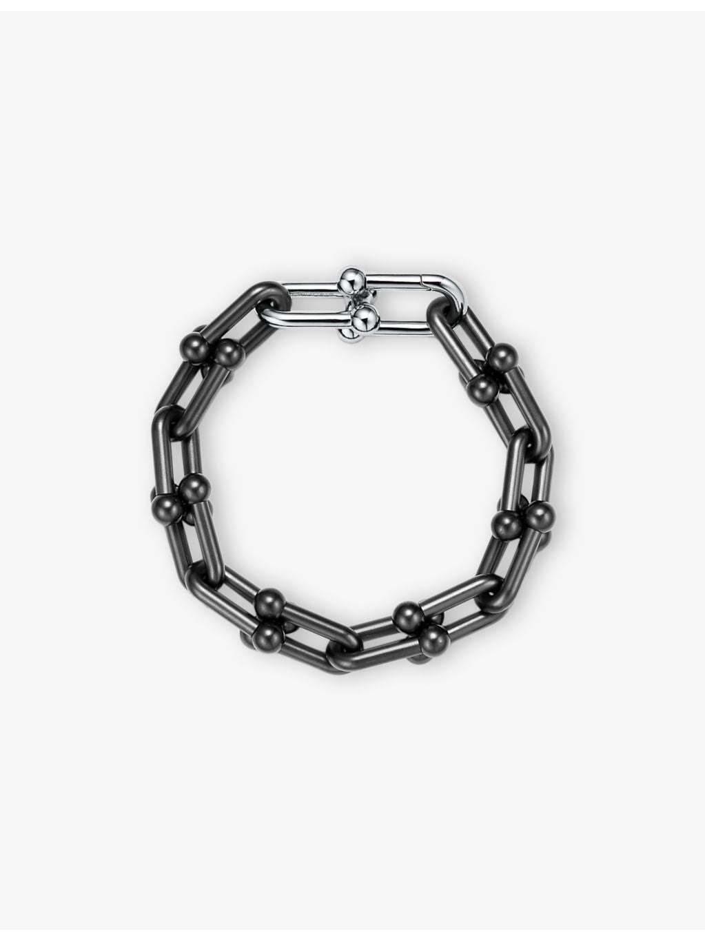 Tiffany & Co. HardWear bracelet 18ct white gold and titanium (British brand)